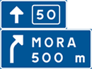 Direction sign
