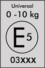 Example of ‘E’ marking.