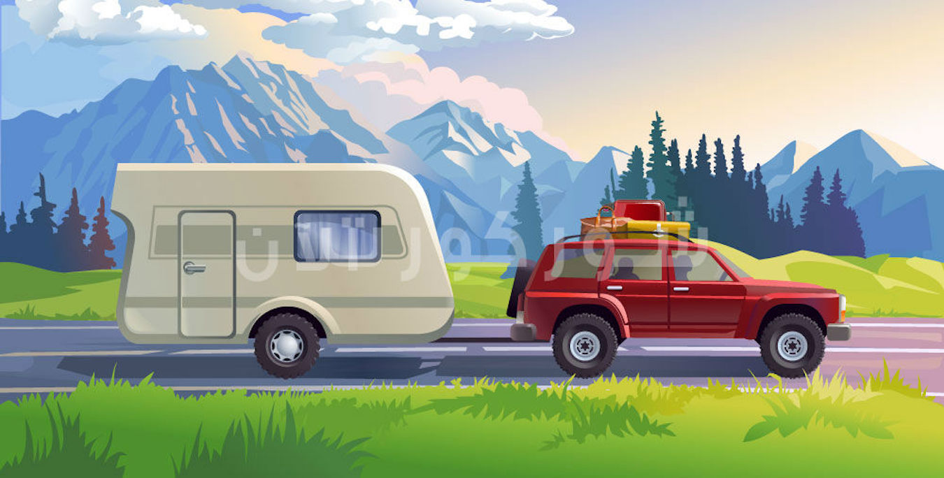 Definition av väg, körbana, körfält och vägren.