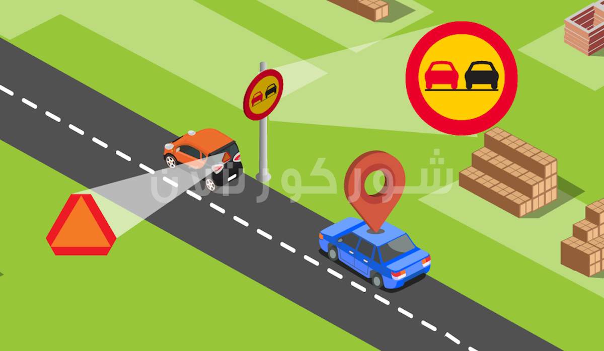 Definition av väg, körbana, körfält och vägren.