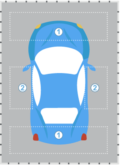 Definition av väg, körbana, körfält och vägren.